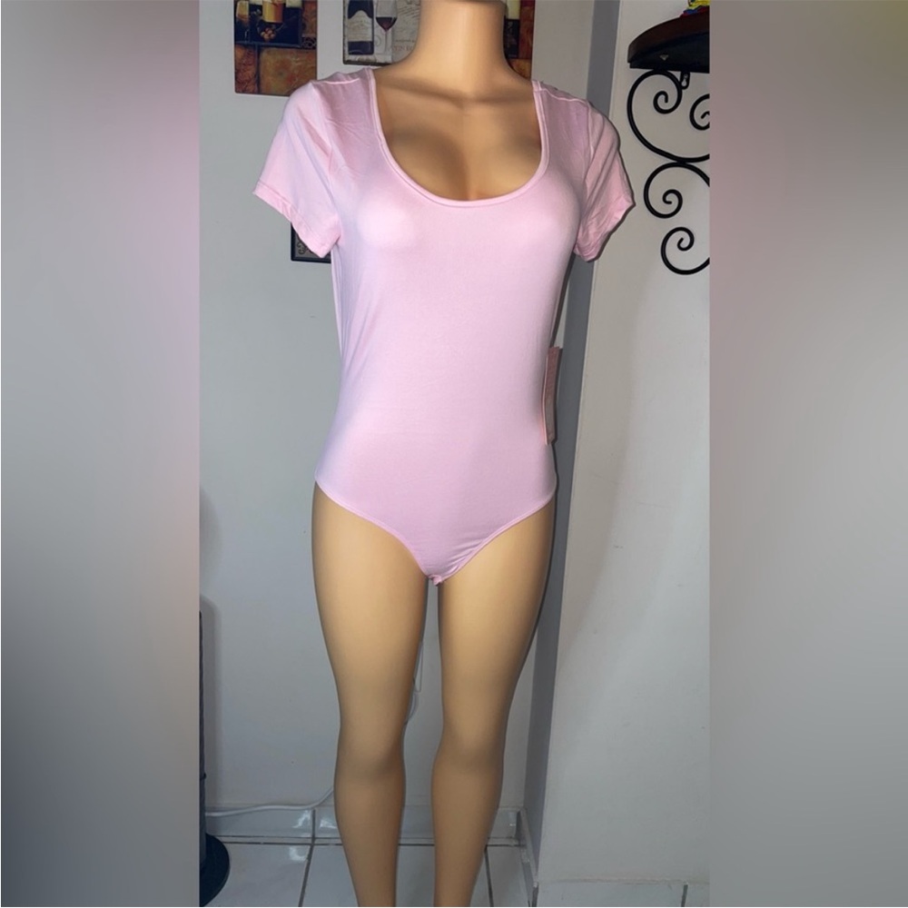 NWT hearth & hooks pink bodysuit size L